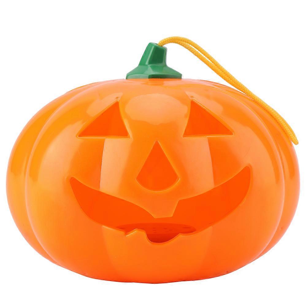 Halloween pumpkin shaped light with sound decorative light party supplies trick toy props #1