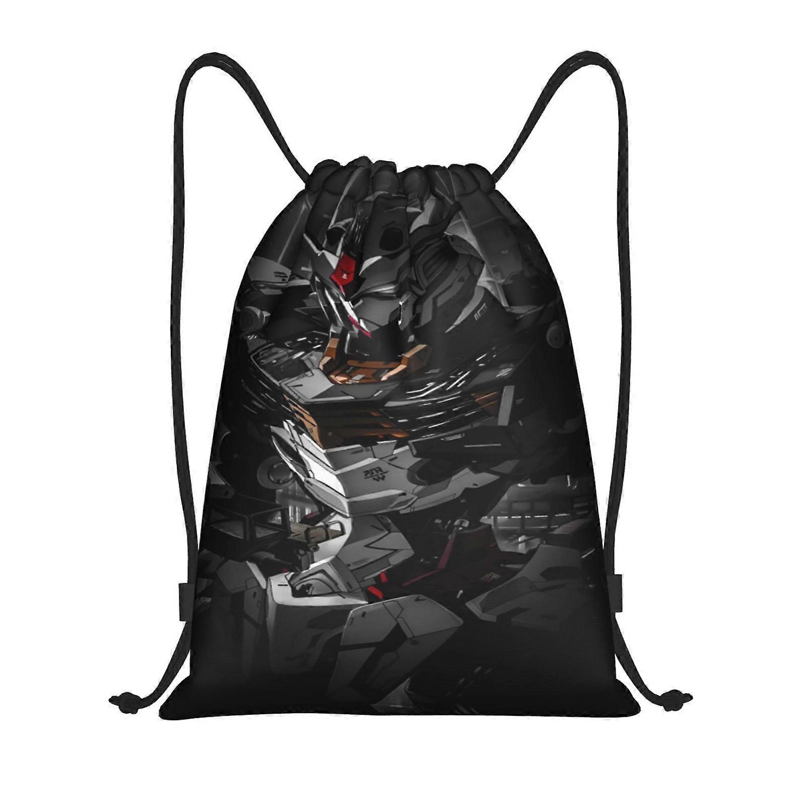 u826 ガンダムウイングをテーマにした防水ジムサック、スポーツ&フィットネス用の調節可能な巾着バックパック h826q