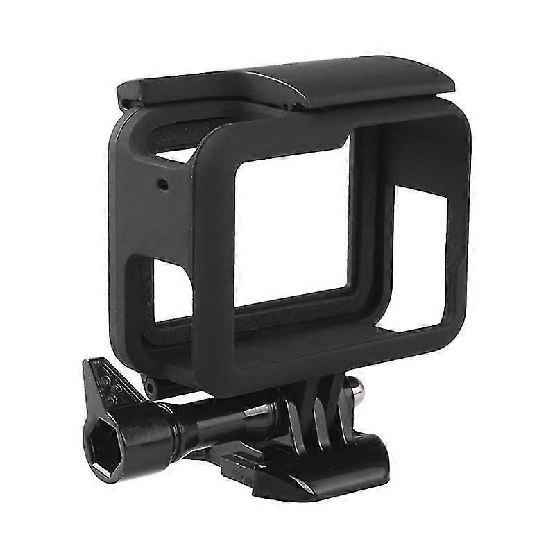 Frame Housing Protection Frame Mount Compatible with GoPro Hero 5 Edge Cover with Removable Mobile Plug and Screws Black