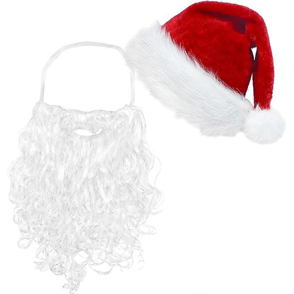 Medieval Style Design Comfortable Feel for Non-Woven Fabric Hat, Luxurious Look Long White Santa Claus Hat Suitable for Multiple Occasions Including