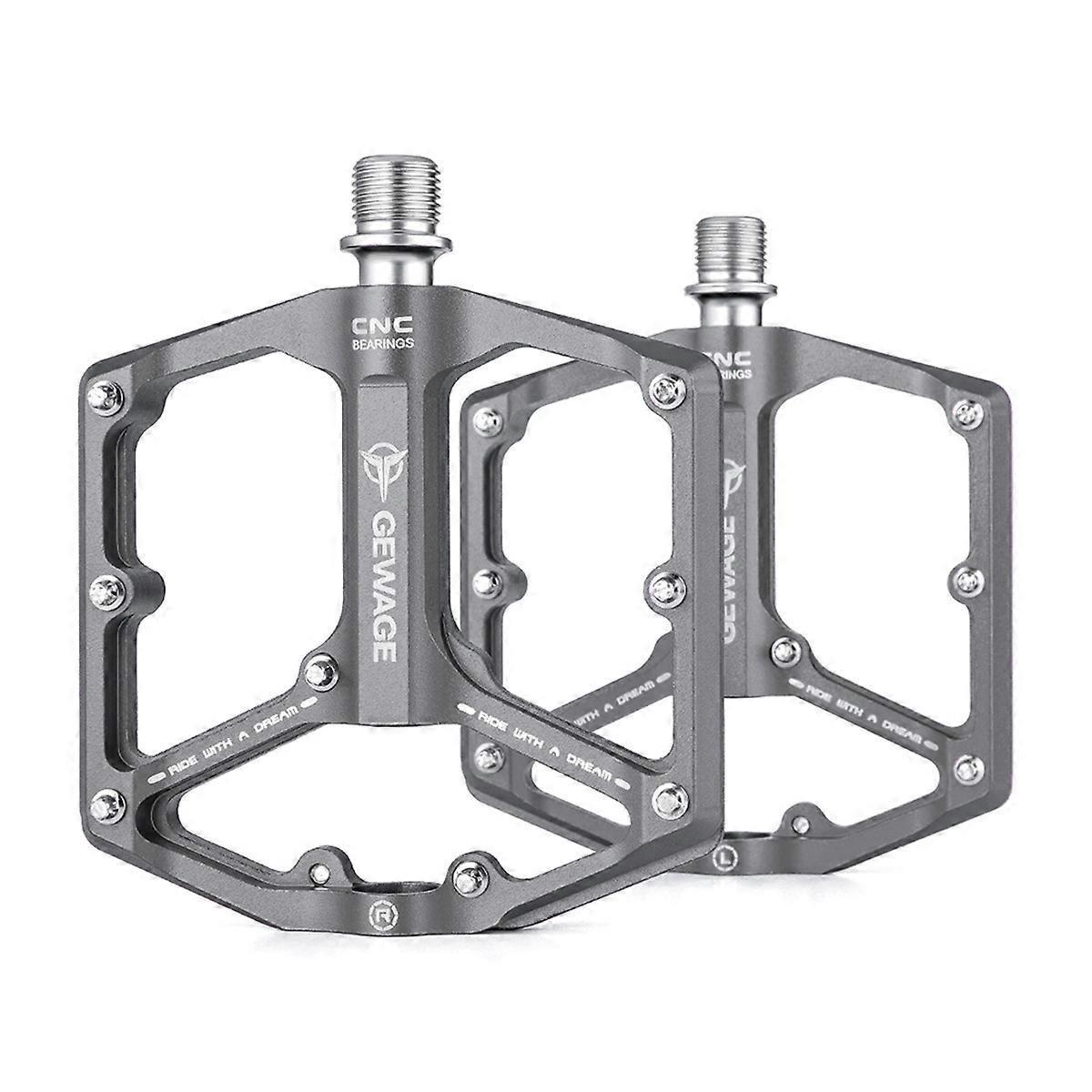 Bicycle Pedal One-Piece CNC Aluminum Alloy Ultralight Seal Du Bearing Bicycle Pedals Accessories T