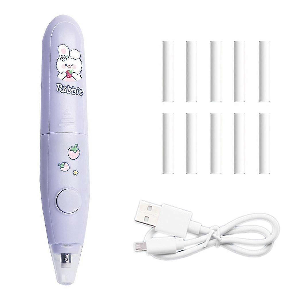 Charging Refillable Eraser Electric Eraser with Replacement Refills for Drawing