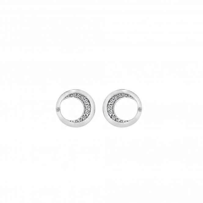 Sterling Silver Celestial Stud Earrings DE686