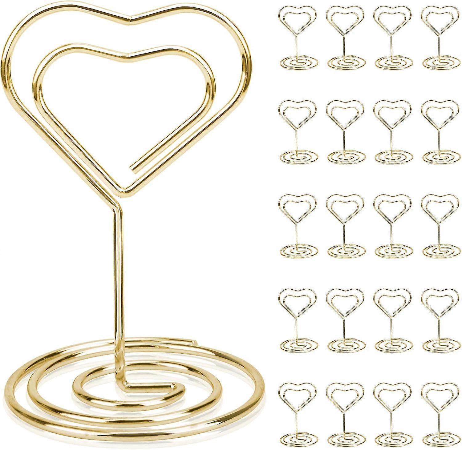 20 Pack Table Number Holders Cute Table Card Holder Stands Sturdy And Reuse Over Light Weight Place Card Holder