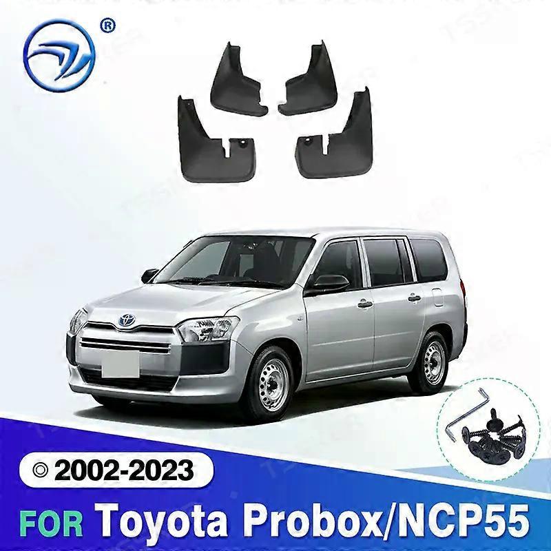 con 4Pcs Mud Flaps Splash Guards For Toyota Probox/NCP55 2002 03 04 05 06-2023 Front and Rear Mudguards Car Accessories Auto Styline
