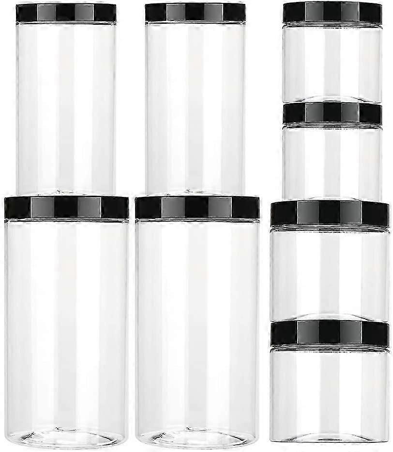 Plastic Jars 8 Pcs. Storage Jar. Plastic Storage Container Grain Storage