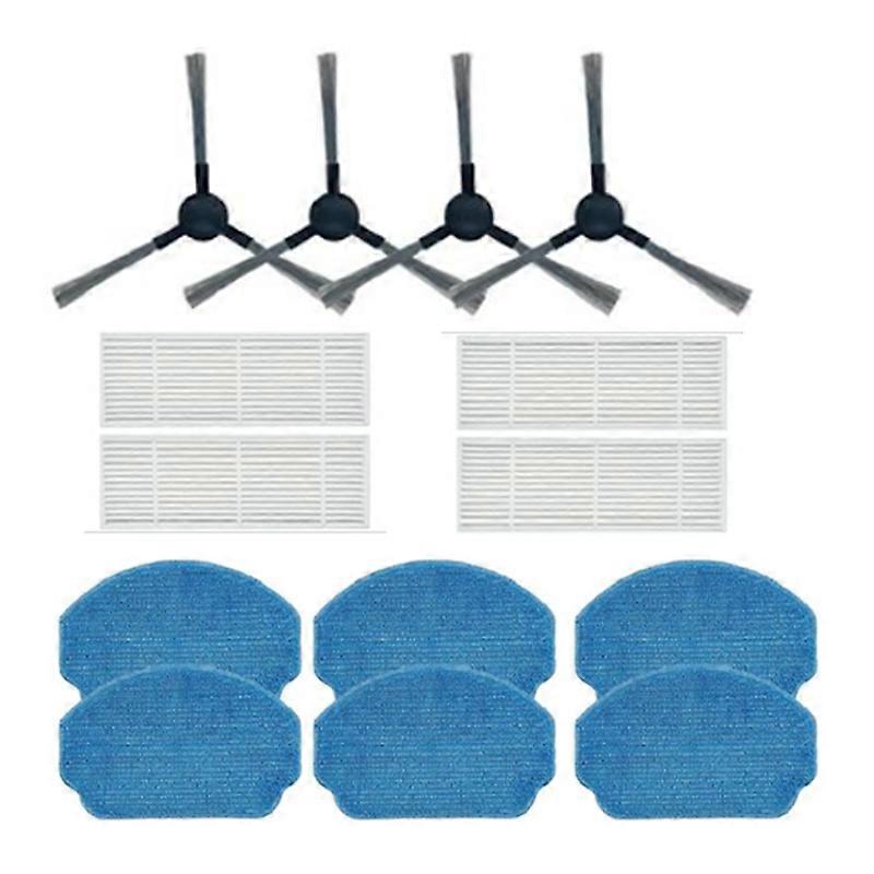 4PCS Filter Side Brush Mop Cloth for / BR151 Vacuum Cleaner