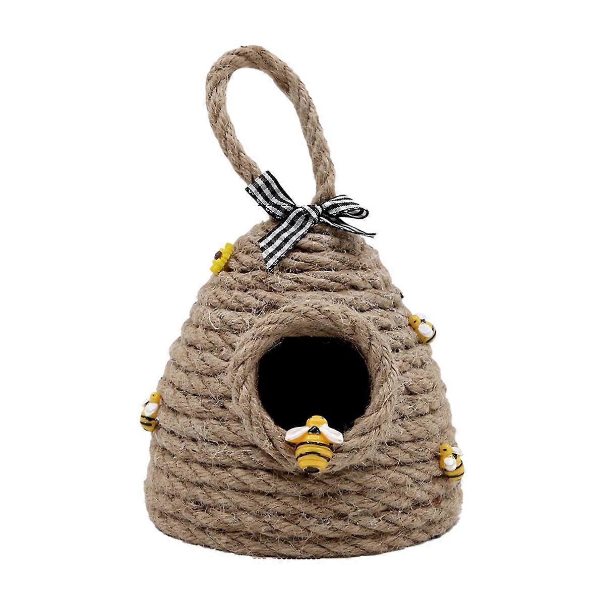 Cute Handmade Honeycomb Decor Bee Themed Party Ornament for Farmhouse