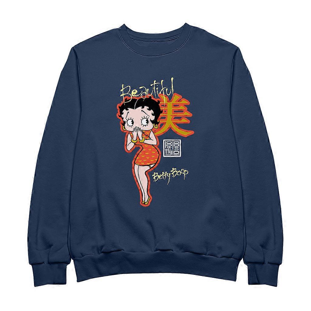 Betty Boop Beautiful Mandarin Character Men's Sweatshirt