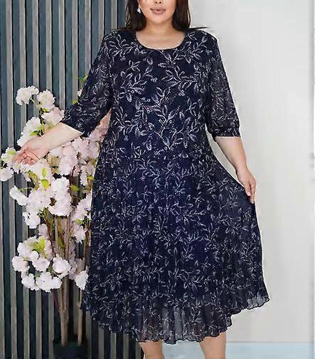 Oversize baskılı elbise