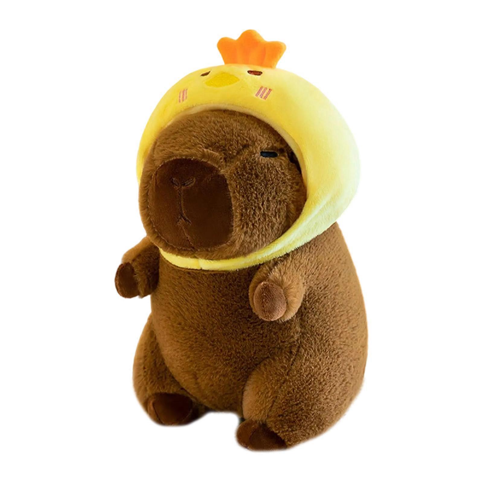 Cartoon Plush Toy Capybara Dolls Comforting Plush Animal Huggable Toy Mood Appease Cuddly Toy Room Table Display Decors
