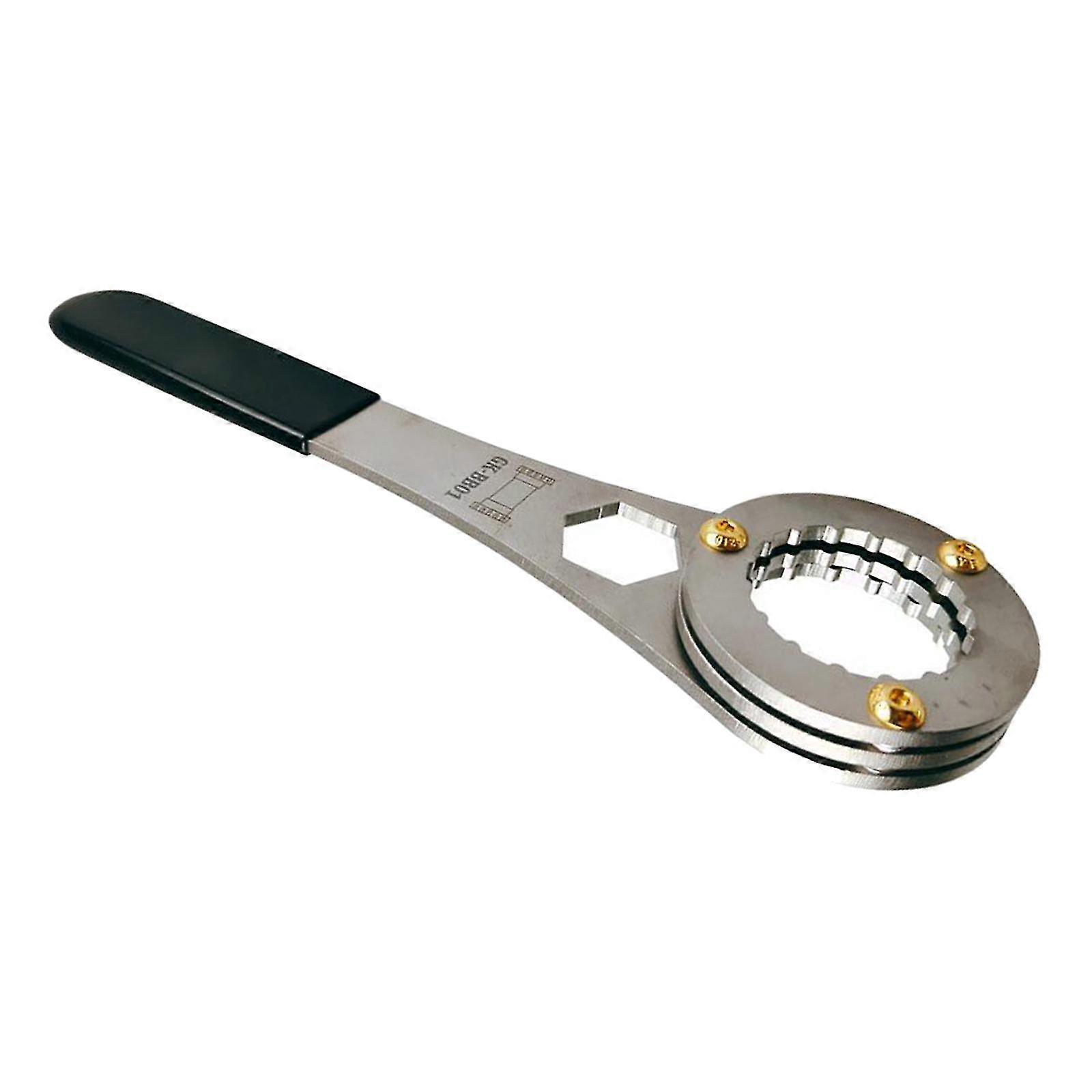 Integrated Bottom Bracket Wrench for Easy Removal and Installation of Bike Spanners