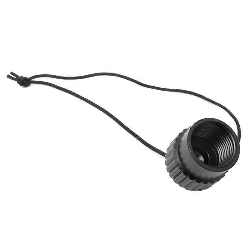 Scuba Diving Threaded Dust Cap Plug Cover Din 5/8-14NPS Black