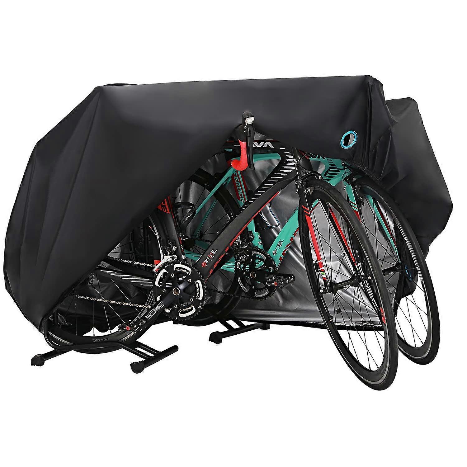 2-3 Bicycle Open Cover with Lock Hole, Waterproof Protection for Mountain and Road Bikes, Durable Material