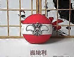 Countryballs βελούδινη κούκλα Ιταλία Δανία Φινλανδία Γαλλία Ισπανία Γερμανία Ελλάδα UK μπάλα Polandball γεμιστό μαξιλάρι παιχνίδι για δώρο