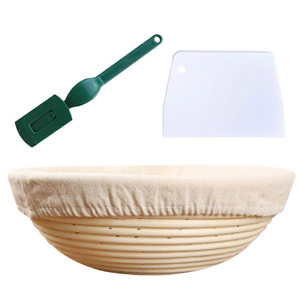 Στρογγυλό Σχήμα Ζύμης Proofing Basket Rattan Banneton Brotform Bread Fermentation Baskets Bowl Baking Kitchen Tools 21×7cm