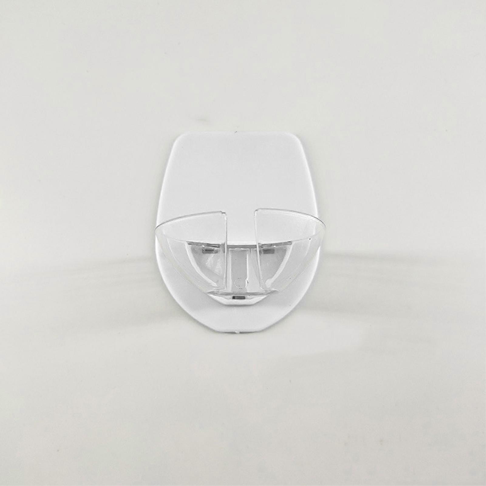 Badezimmer Weinglashalter Mehrzweck Modern Simple Style Platzsparender selbstklebender Wandhalterung Weinglas Weiß 