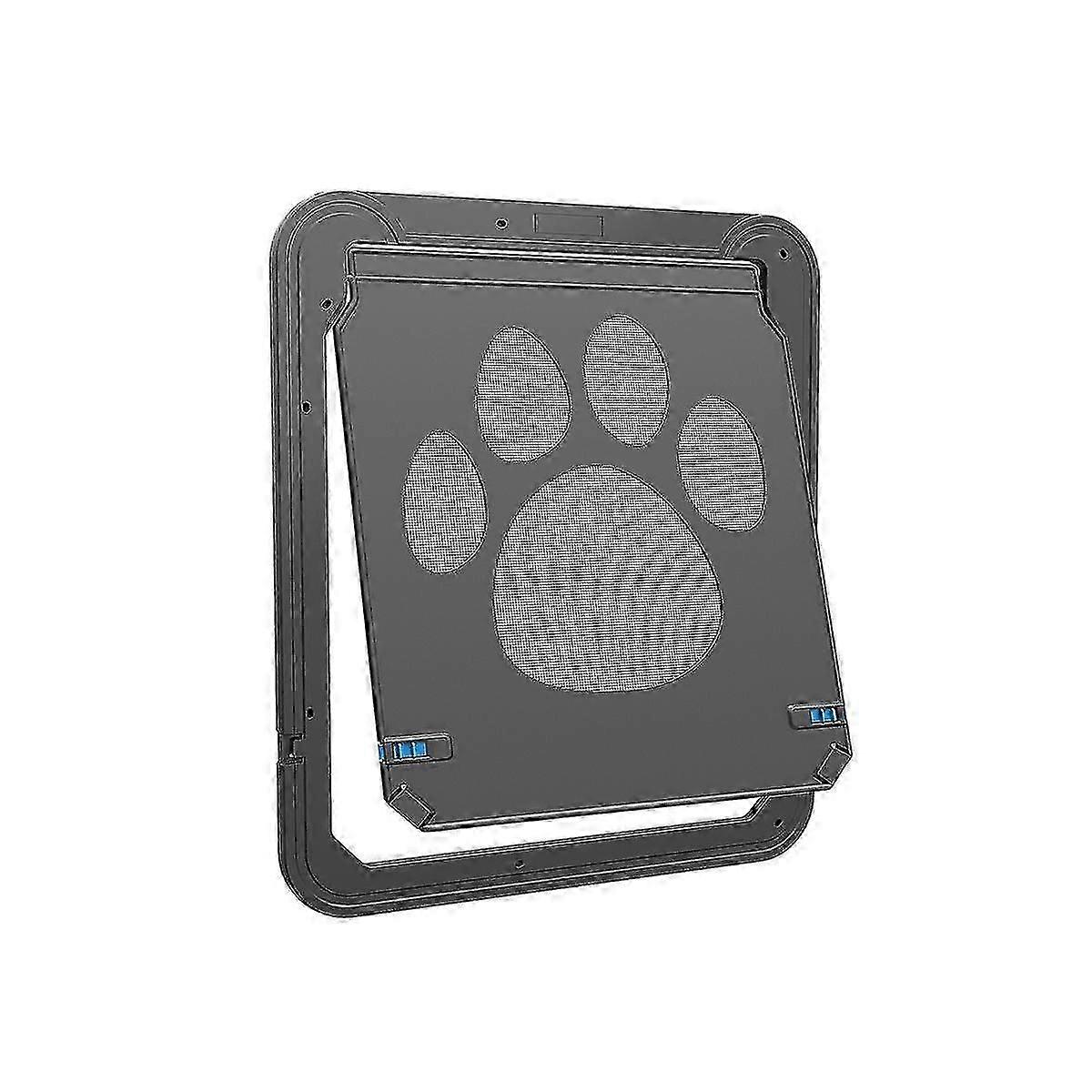 Pet Kitty Dog Door Flap Gate Opener Controlled Entry Electronic Screen Window Protector Wall Mosqui