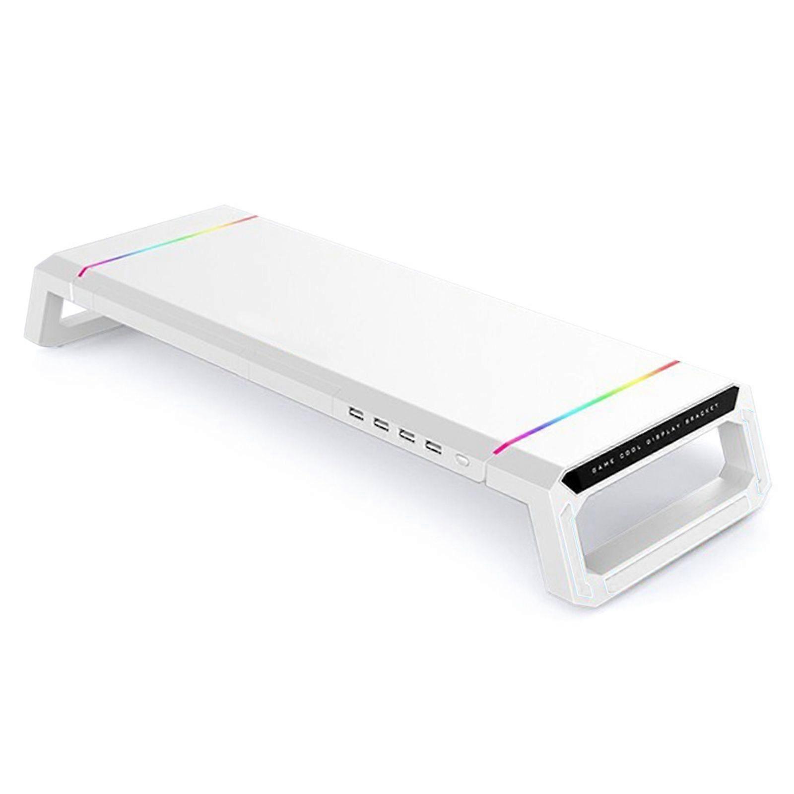 RGB Desktop-Monitorhalter 4 USB 2.0 Universal Laptop Stand Base