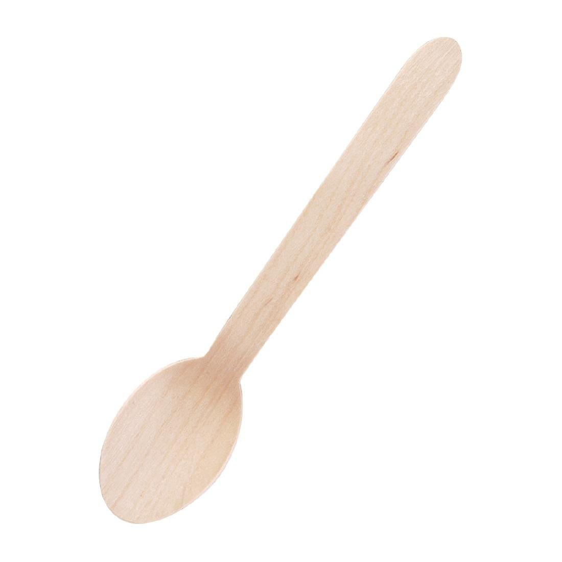 100 Pack Brown Dessert Spoon For Parties And Events Bulk Pack