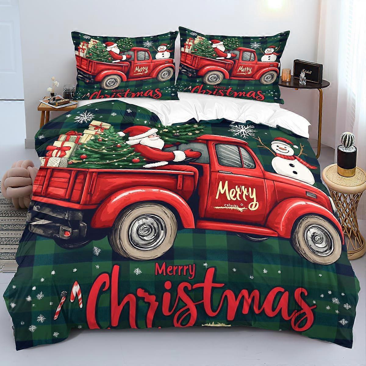 Soft Microfiber Bedding Set For Kids Queen Size Dark Green Bedroom Decor