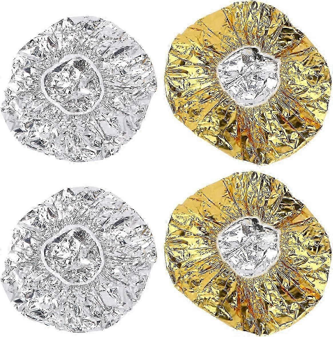 4pcs Aluminum Foil Hair Cap for Coloring Conditioning