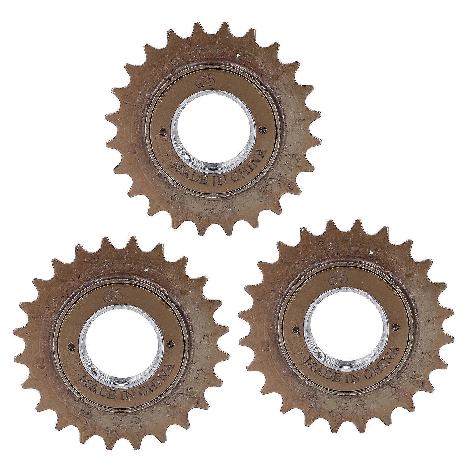 24T Bike Single Speed Flywheel Threaded One Speed Bicycle Freewheel Cycling Replacement Accessory 