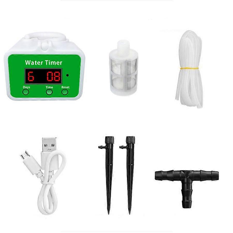 Smart Dual Pots Plant Watering Device with Timer - JS02 Garden Tool