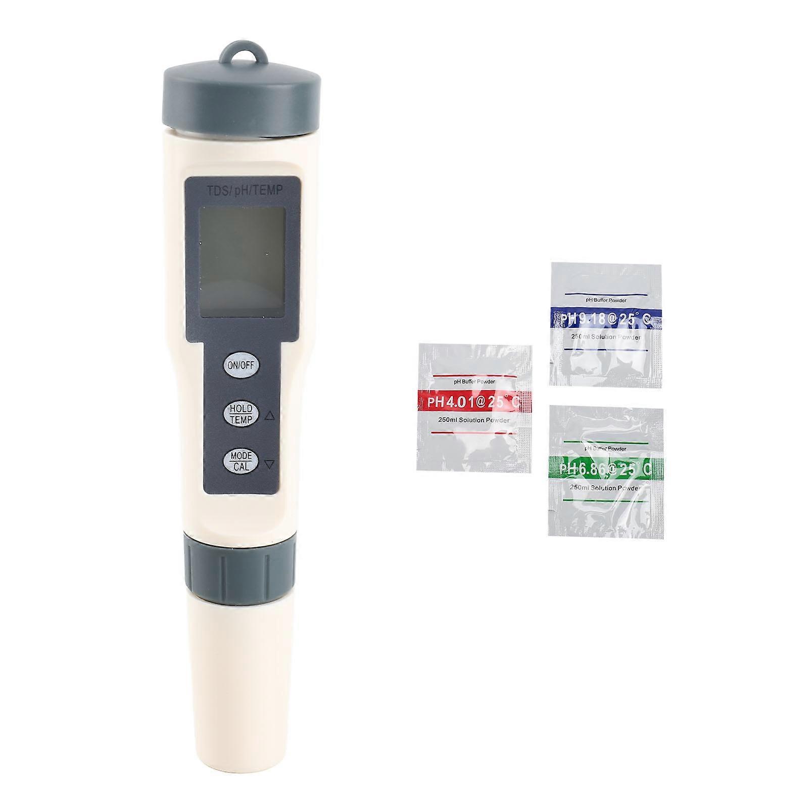Quality Tester Accurate Portable Multifunction Water Temperature PH Total Dissolved Solids Meter With Backlight