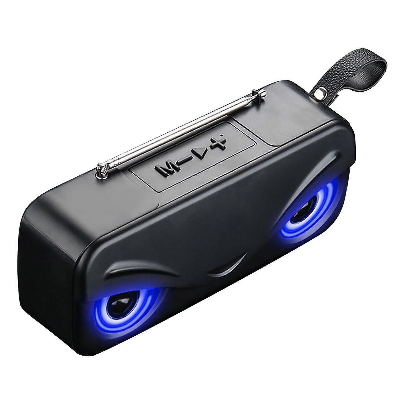 With Radio Antenna Bluetooth Speaker LED Colorful Gift Small Speaker Card Can Be Inserted Into The U Disk LA3245