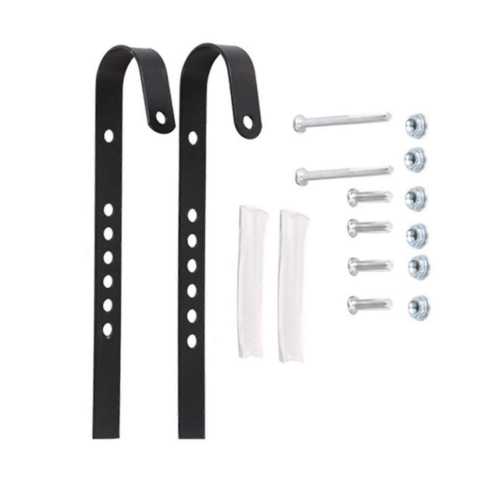 Cycling Front Basket Hook Multifunctional Adjustable Height Detachable Metal Quick Release Hook