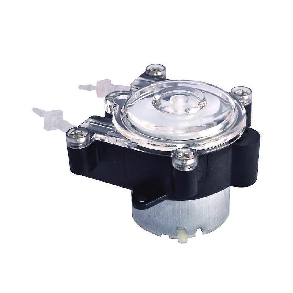 12V Micro Peristaltic Pump 0.1 to 60rpm Titration Pump Positive and Negative Rotation Dosing Pump with Self Priming Function for Lab Aquarium (Type B)