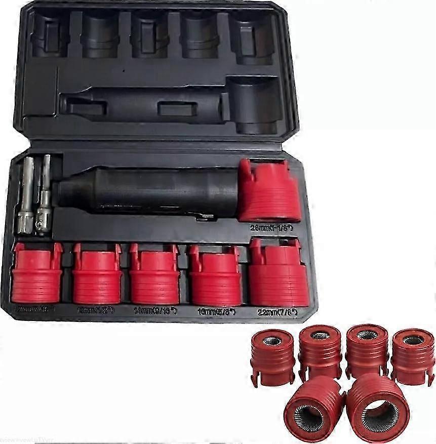 Wheel and Hub Stud Cleaning Tool Stud Cleaner Brush,Car Stud Cleaner for Drill