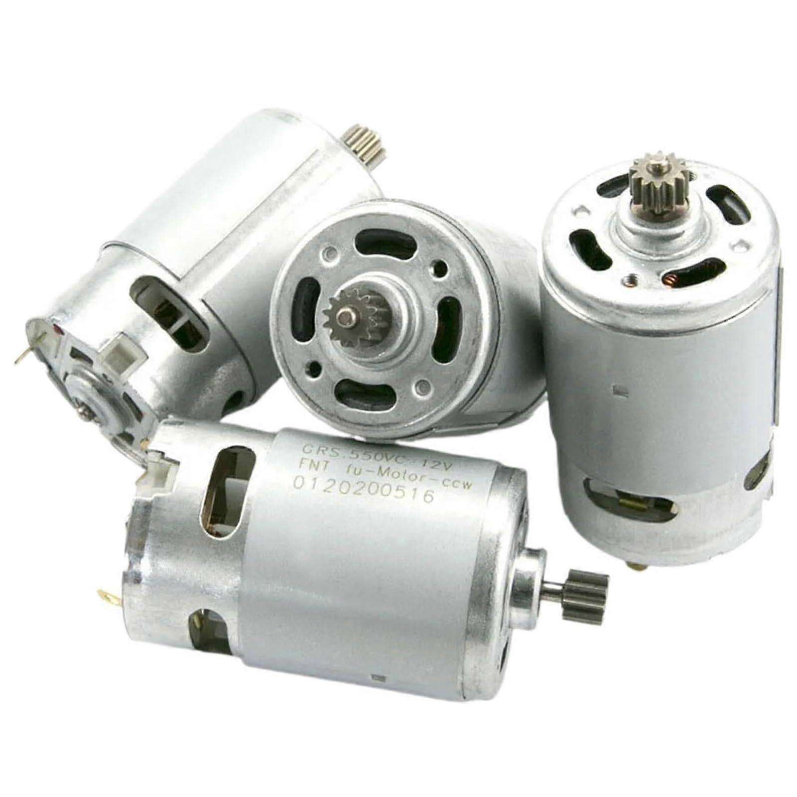 RS550 Electric Screwdriver Motor 21V 25000RPM Micro DC Torque Gear Box 0-16 Teeth Compatible with Various Applications