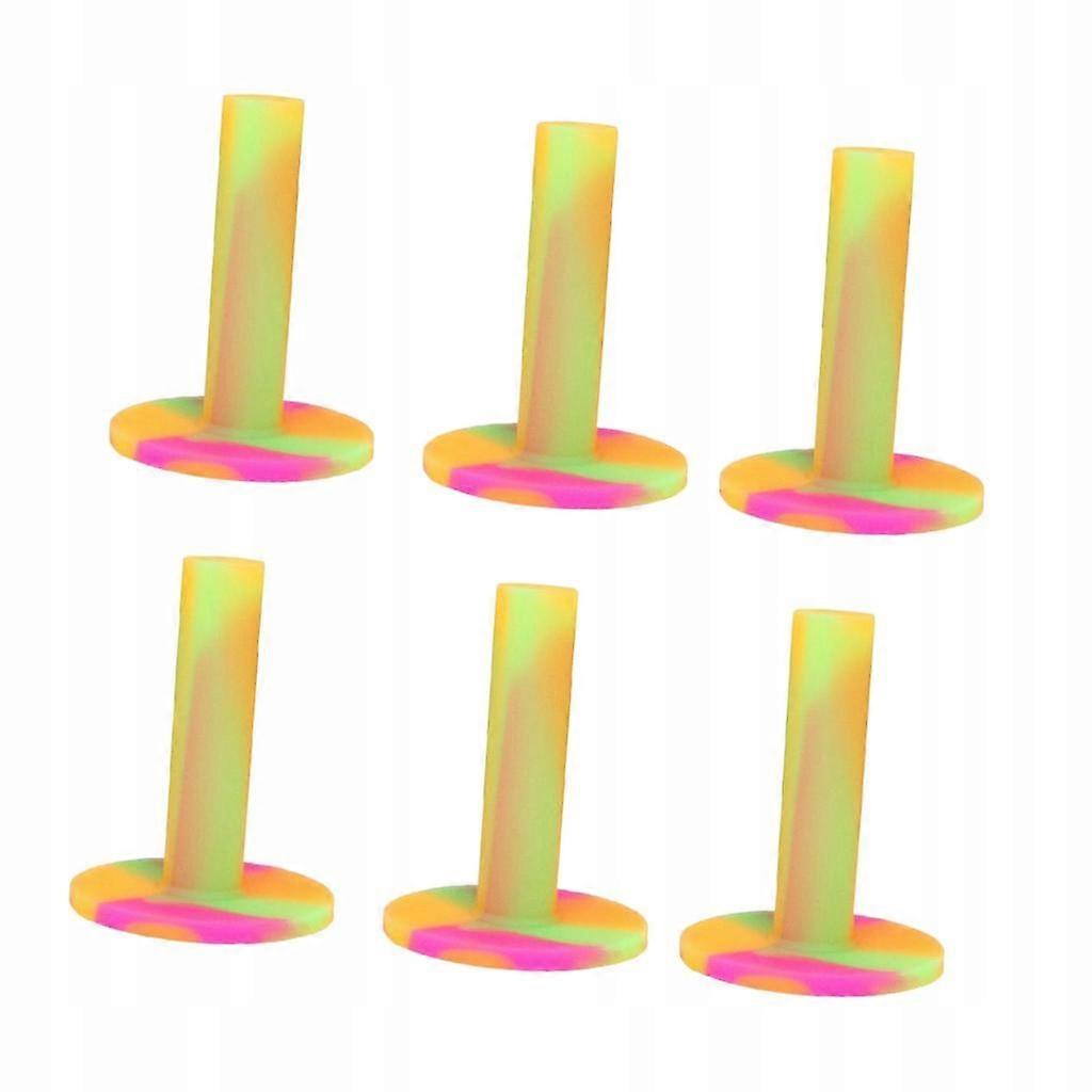 6 pcs. support en caoutchouc pour tees de golf