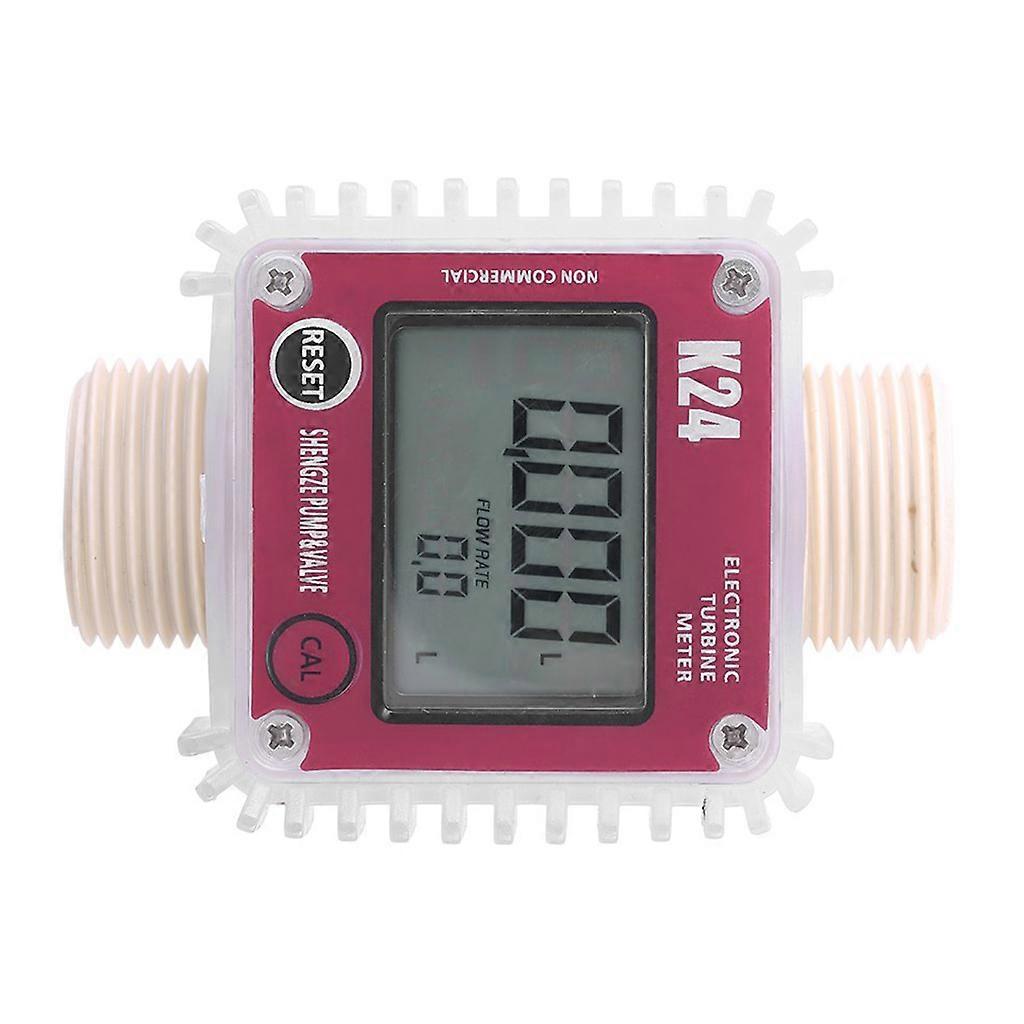 Digital for Turbine Flowmeter for Diesel Fuel Flow Meter Aluminum for Turbine Fuel Flowmeter for Liquid Water for Diesel