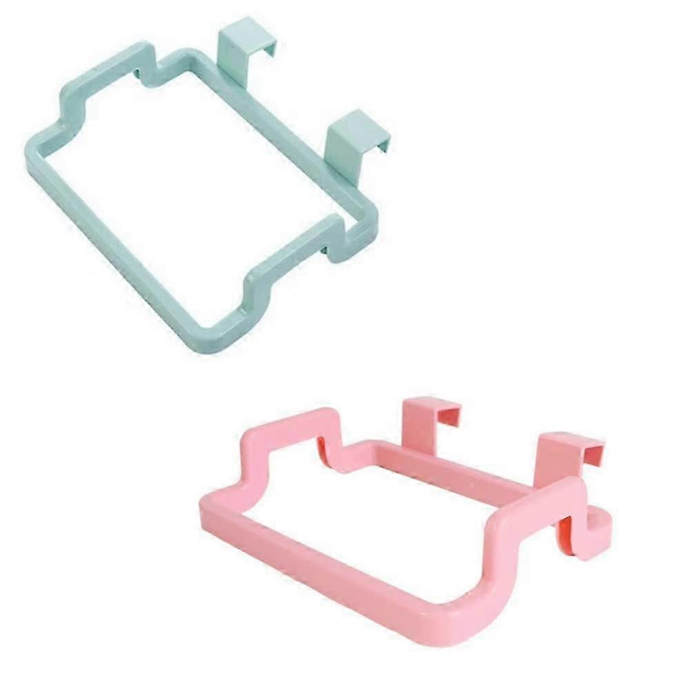2 Pcs Plastic Trash Bag Holder for Kitchen Cabinet Storage