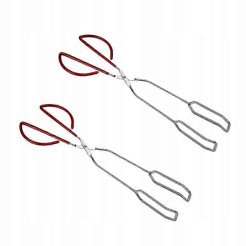 2pcs Lightweight Bbq Barbecue Scissors Tongs