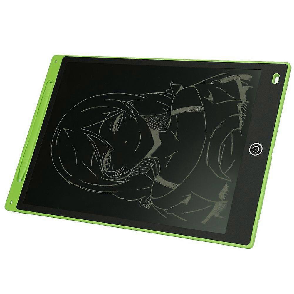 12in LCD Writing Tablet Electronic Writing & Drawing Board Doodle Pad (Green)