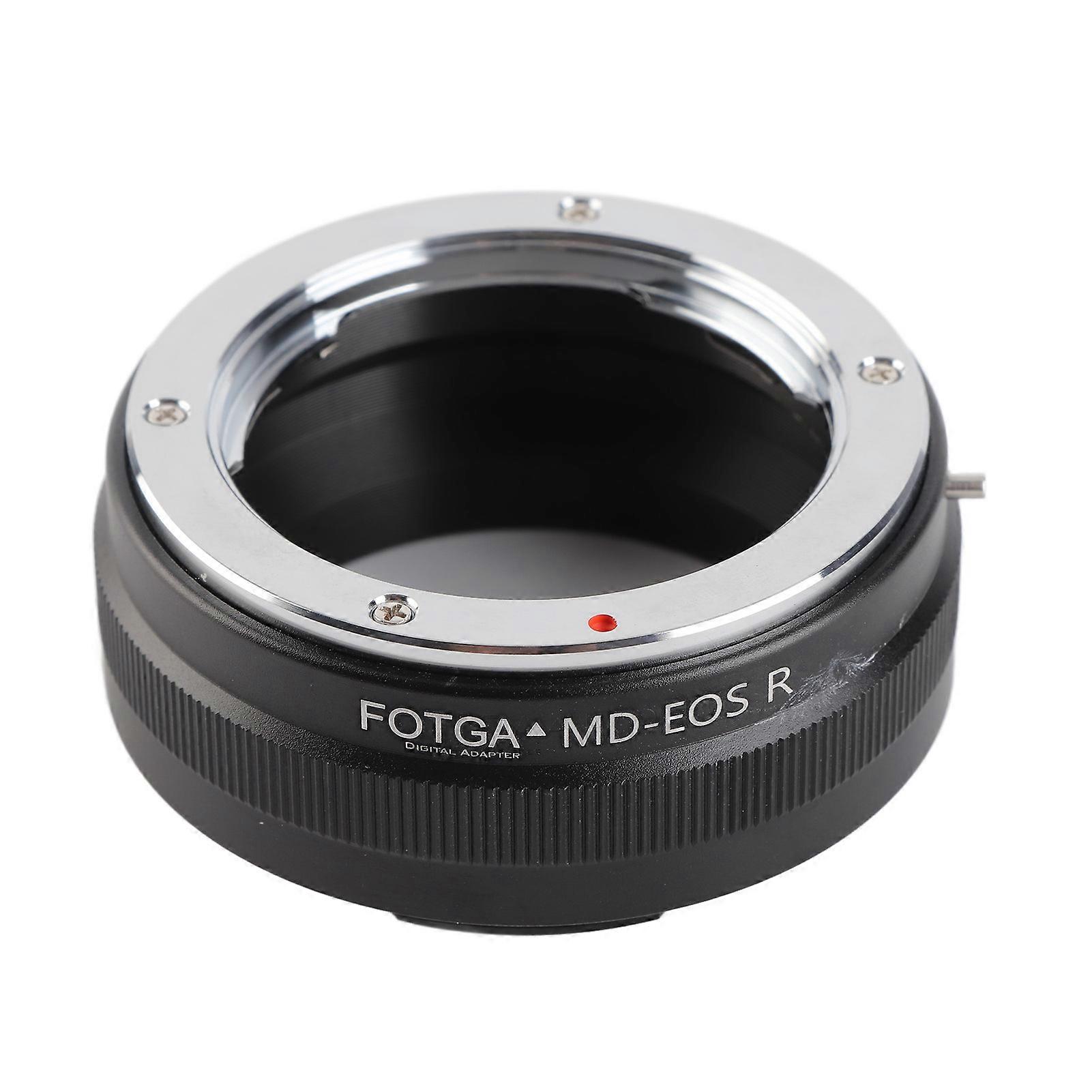 Lens Mount Adapter Aluminum Alloy Manual Lens Mount Adapter for MD/ MC Mount Lens to R/RP/Ra/R5/R6/R7/R10 RF-Mount Mirrorless Camera