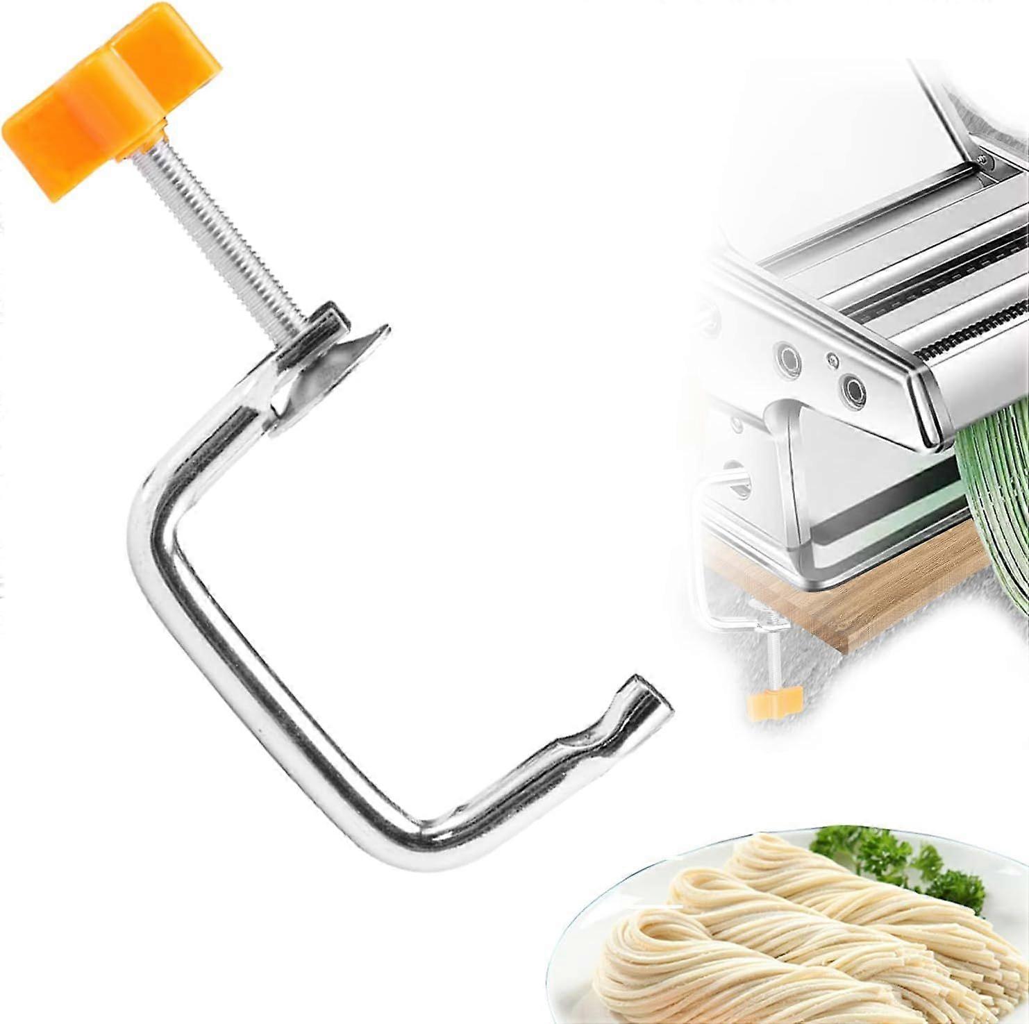 Pasta Machine Holder,Noodle Maker Home Handle Metal Replacement Fixing Kitchen Manual Handheld Fixing Clip Tool Parts