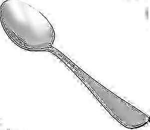 Rounded Edge Stainless Steel Spoons for Table Service