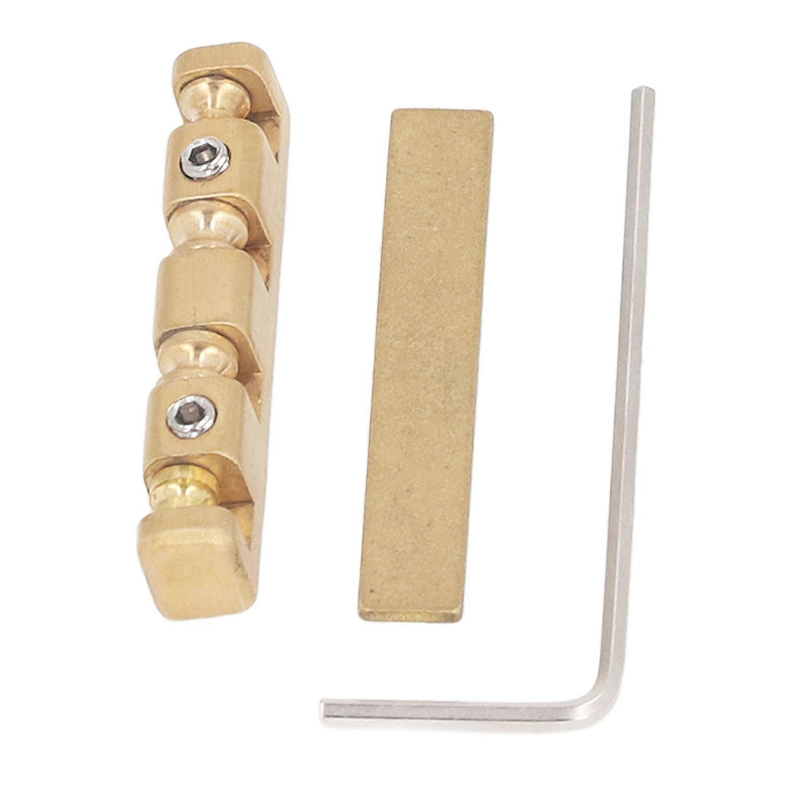 42 mm justerbar klockmässingsgitarrsadel för ST elgitarr