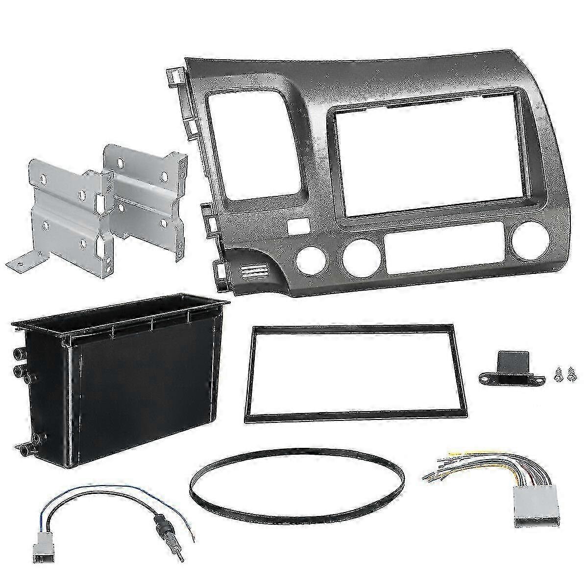 2025 Car Radio Stereo 2 Din Taupe Dash Kit For 2006-2011