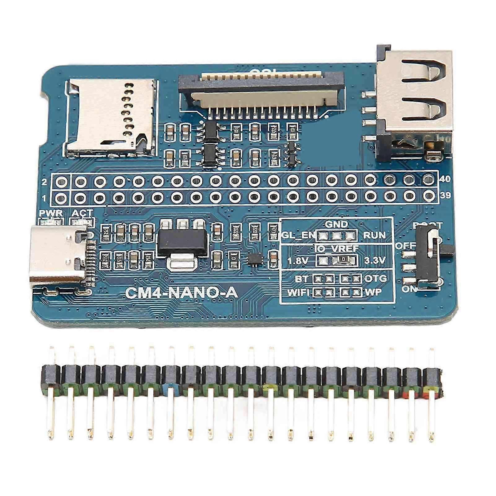 Mini Base Board for RPi CM4 B to B Connector Quad Core CM4 Ultra Mini Expansion Board for Web Application Development