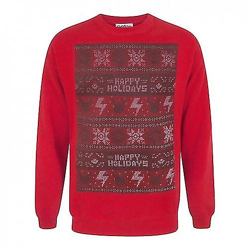 Pokemon Mens Happy Holidays Christmas Sweater