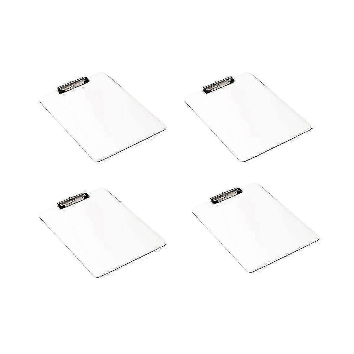 4PCS Blank PU Leather Document Folders Suitable for A4 or Letter Size Sheets