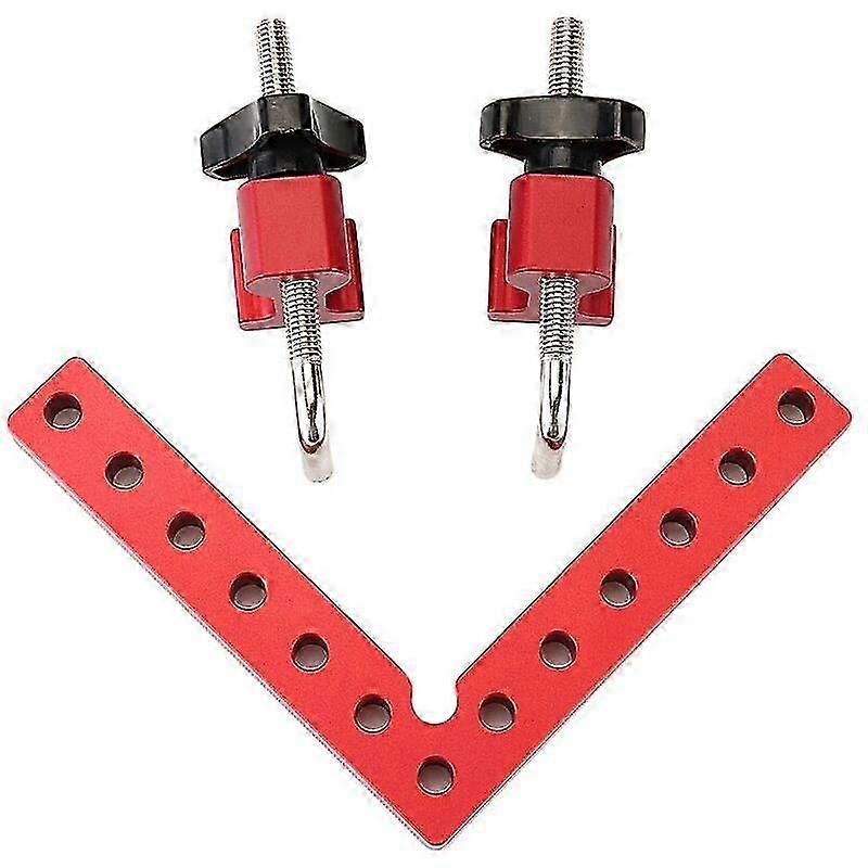 90 Degree Positioning Block for Woodworking, Aluminum Right Angle Ruler and 120mm Clip Holder������ijƷ��
