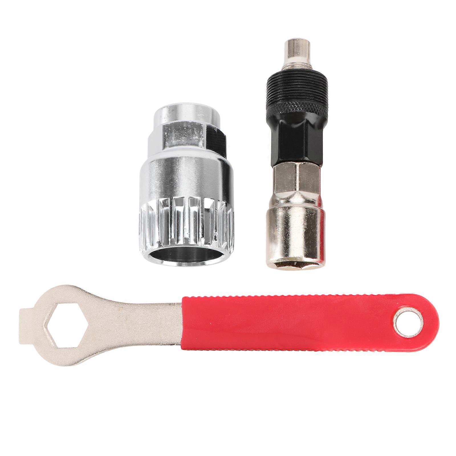 Bottom Bracket Tool Kit Road Bike Crank Removal Kit 16mm Spanner Usage Assorted Color Small Metal Bicycle Maintenance 1 Set