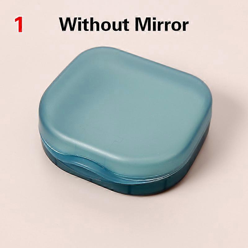 Denture Storage Box Elderly Portable False Teeth Box Invisible Braces Orthodontic Retainer Case With Cover Dustproof Container
